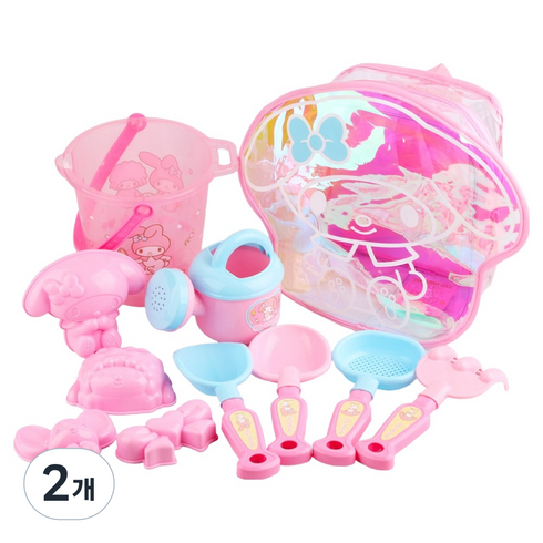 바니랜드 산리오 가방모래놀이, 마이멜로디, 620g, 2개