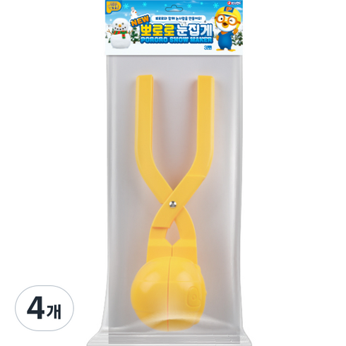 바니랜드 NEW 눈집게, 뽀로로, 150g, 4개