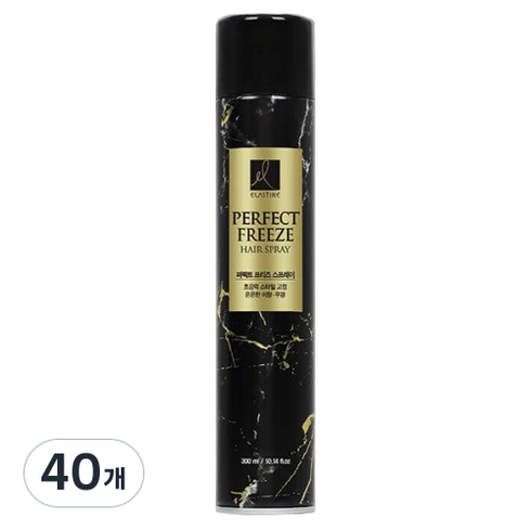 엘라스틴 퍼펙트 프리즈 헤어스프레이 미향, 300ml, 40개