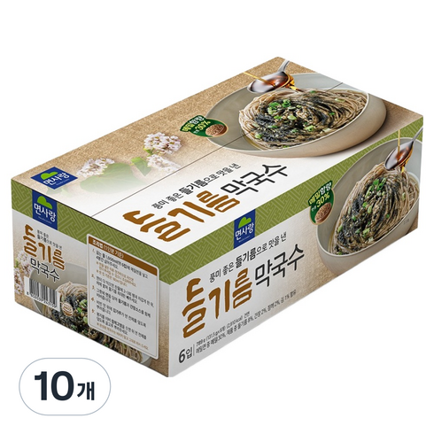 면사랑 들기름 막국수 6인분, 789g, 10개