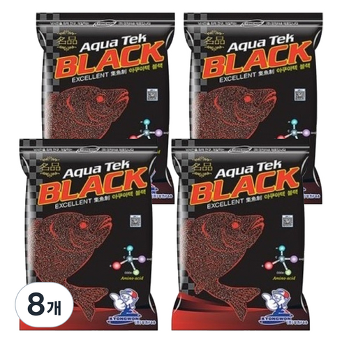 경원산업 아쿠아 블랙 떡밥, 450g, 8개