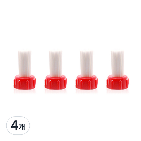 누보 레드캡 교체형 머신청소용 브러쉬 리필 0.7mm 2p, 혼합 색상, 4개
