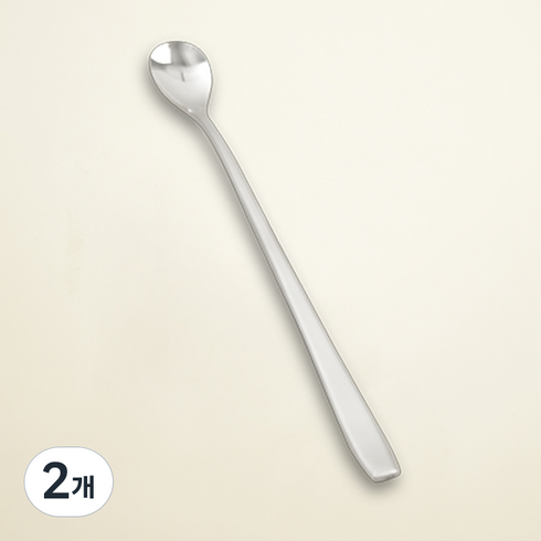 윌리브 304스텐 셀라 커트러리 티스푼 롱, 2개, 단품