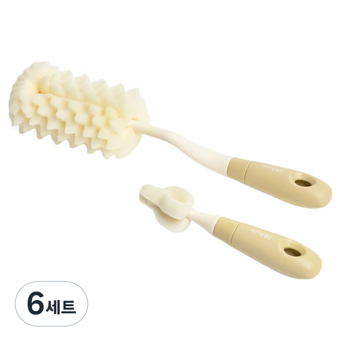 아가방 좋은 젖병솔 세트 58S066403, BEIGE, 6세트