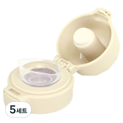 그로미미 텀블러 캡 버터 + 실리콘 팁 세트, 5세트, 텀블러캡 + 실리콘팁 + 실리콘마개