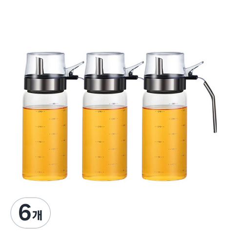 티도요 클립 오일병, 300ml, 6개