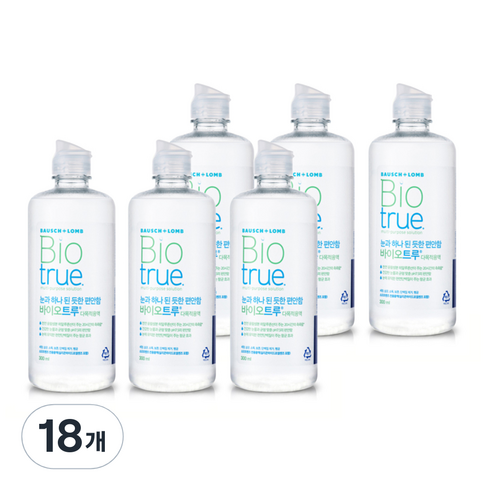 바이오트루 렌즈세정액, 60ml, 18개