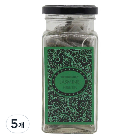 더허브스토리 허브차 자스민 삼각티백, 1g, 5개, 15개입