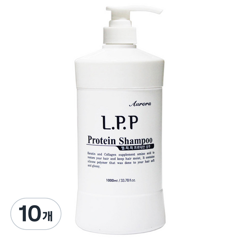 오로라 LPP 프로테인 한방 샴푸, 1L, 10개