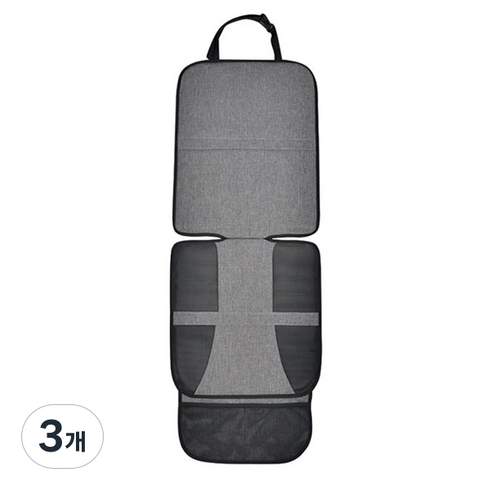 쁘띠베베 카시트 보호매트 에센셜, 혼합 색상, 3개