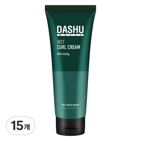 다슈 데일리 웨트 헤어 컬크림, 150ml, 15개