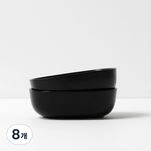 보울보울 국산 레트로라인 오발미니볼, 미드나잇블랙, 8개