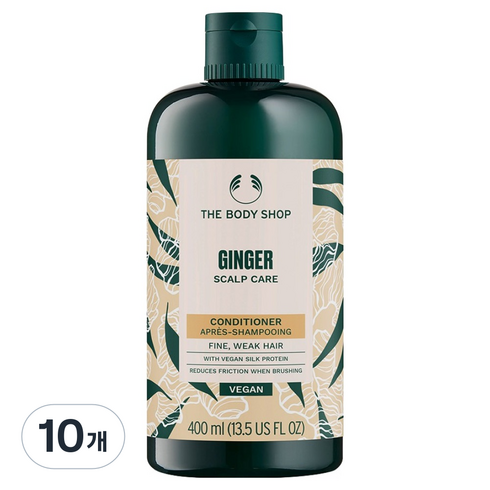 더바디샵 진저 스캘프 케어 컨디셔너, 400ml, 10개