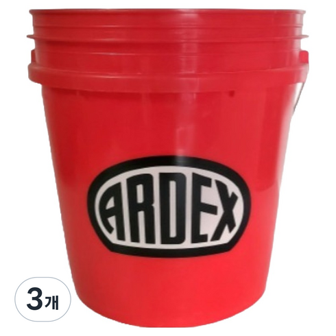 아덱스 RED PAIL 다용도 플라스틱 공캔, 3개