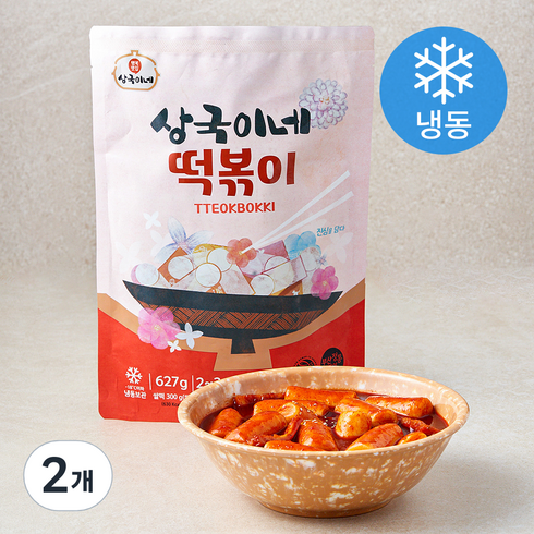 상국이네 떡볶이 (쌀떡) (냉동), 627g, 2개