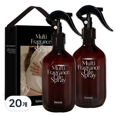 헤트라스 멀티프래그런스 라이프 스프레이 섬유향수 그레이프프루트 300ml x 2p, 20개