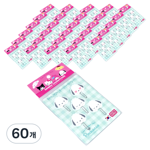 바이하츠 포차코 표시크립, 5개입, 60개