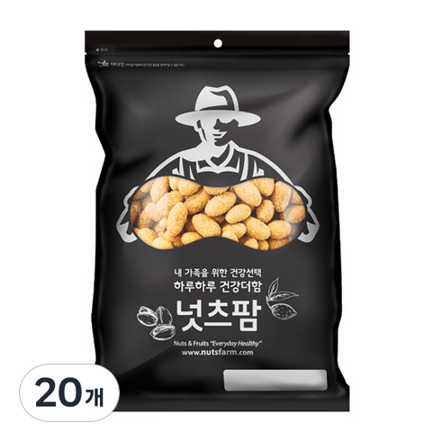 넛츠팜 꿀땅콩, 1kg, 20개