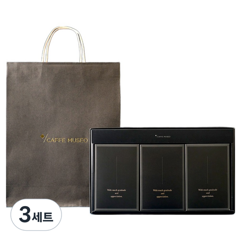 카페뮤제오 드립백 버라이어티 세트 VB-1 + 쇼핑백, 드립백 12g 3종 x 10p + 쇼핑백, 3세트