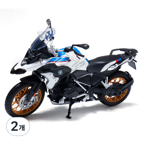 마이스토 1:12 BMW R1250 GS 오토바이 다이캐스트, 2개