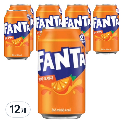 환타 오렌지 업소용, 355ml, 12개