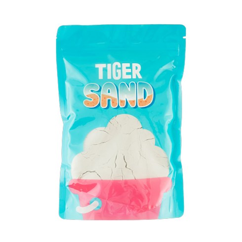 마이리틀타이거 모래 놀이, 화이트, 300g, 1개