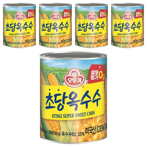 오뚜기 초당옥수수, 198g, 5개