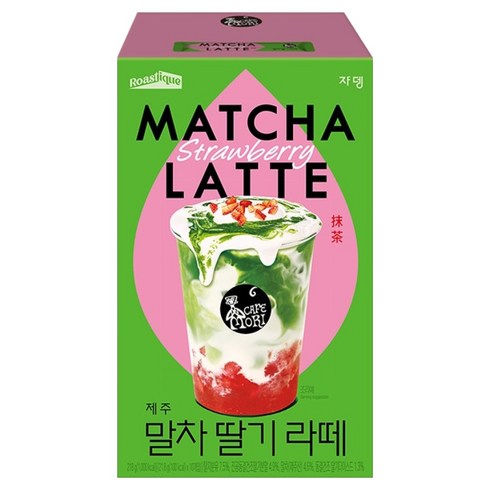 까페모리 로스티크 말차 딸기 라떼, 21.8g, 10개입, 1개