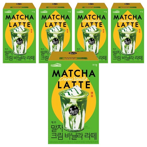 까페모리 로스티크 말차 크림 바닐라 라떼, 20g, 10개입, 5개