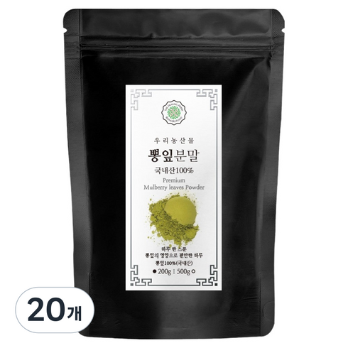 성보식품 국내산 뽕잎분말, 200g, 1개입, 20개