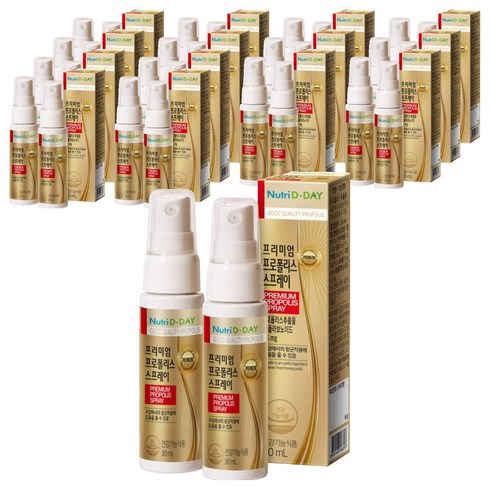 뉴트리디데이 프리미엄 프로폴리스 스프레이, 30개, 30ml