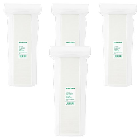 이니스프리 스킨팩 전용 5겹 화장솜, 4개, 80매입