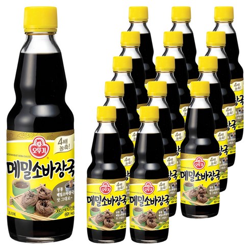 오뚜기 메밀소바장국 소스, 360ml, 15개