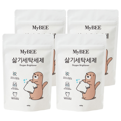 마이비 삶기 세탁세제 리필, 400g, 4개