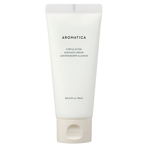 아로마티카 쿨링 릴리프 마사지 바디크림 주니퍼베리 & 레몬, 100ml, 1개