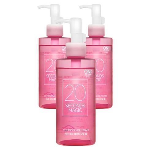온더바디 20초 매직 클렌징 오일 폼, 200ml, 3개