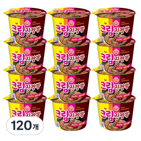 오뚜기 크림진짬뽕 컵 105g, 120개