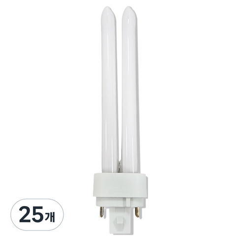 블링라이트 OS FDL 4핀 콤팩트 형광램프 26W DULUX D/E 26W 865, 주광색, 25개