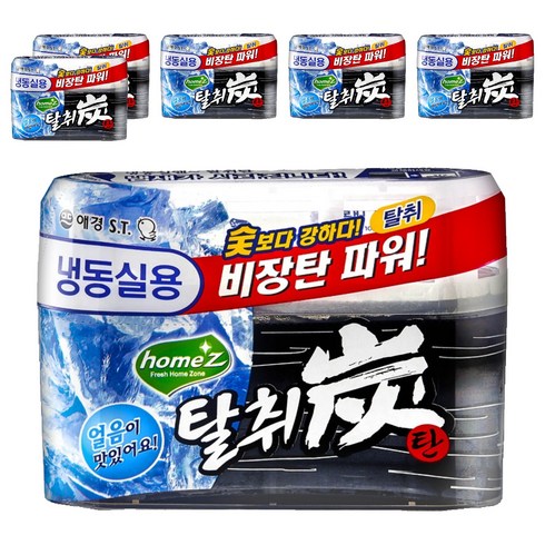 홈즈 탈취탄 본품 냉동실용, 70g, 6개