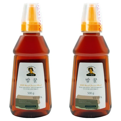가가농장 국내산 밤꿀 튜브, 500g, 2개
