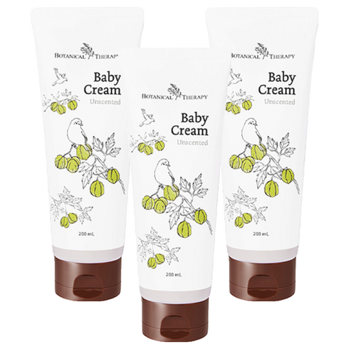 보타니컬테라피 베이비 크림 무향, 200ml, 3개