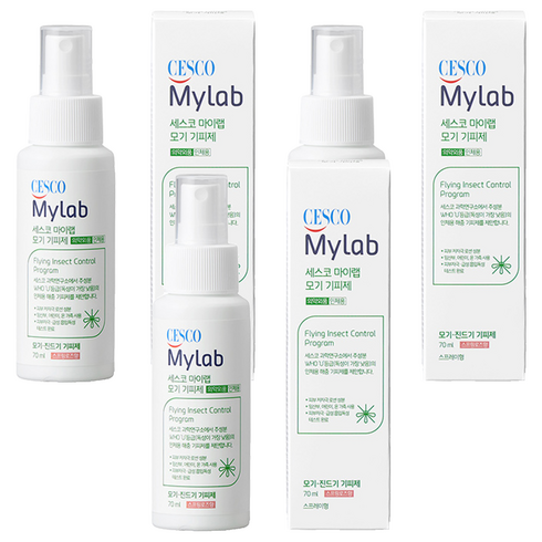 세스코마이랩 모기 기피제, 3개, 70ml