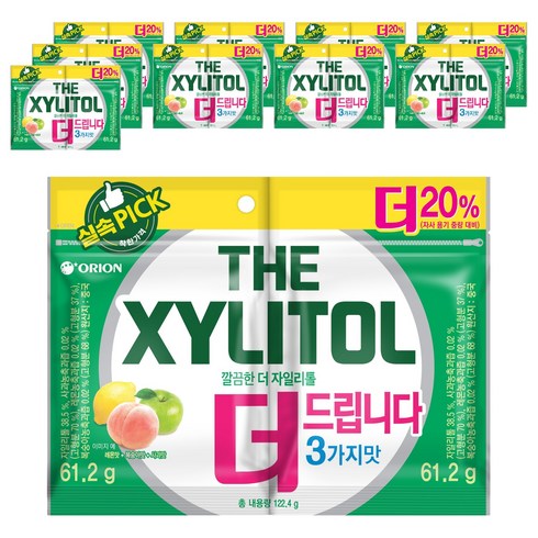 오리온 더 자일리톨 리필백, 61.2g, 20개