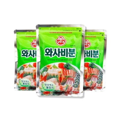 오뚜기 와사비분, 200g, 3개