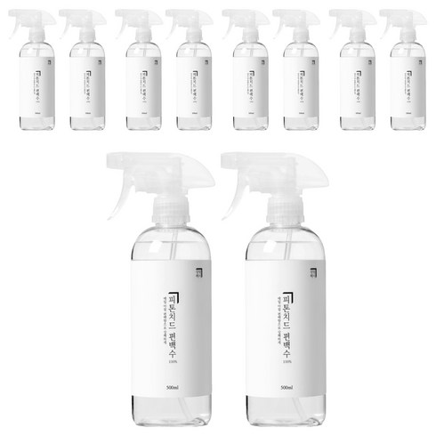 살림백서 피톤치드 편백수 실내탈취제 본품, 500ml, 10개