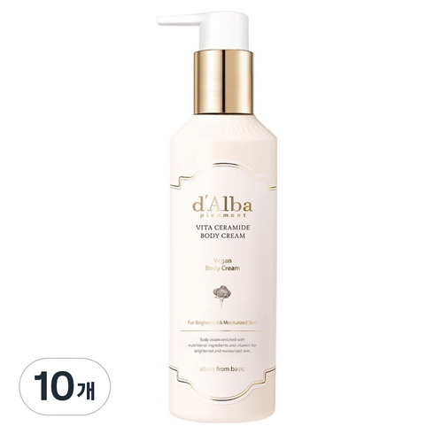 달바 비타 세라마이드 바디 크림, 270ml, 10개