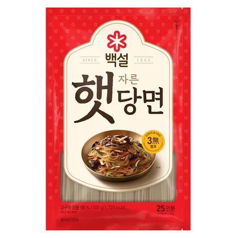 백설 햇당면, 500g, 1개