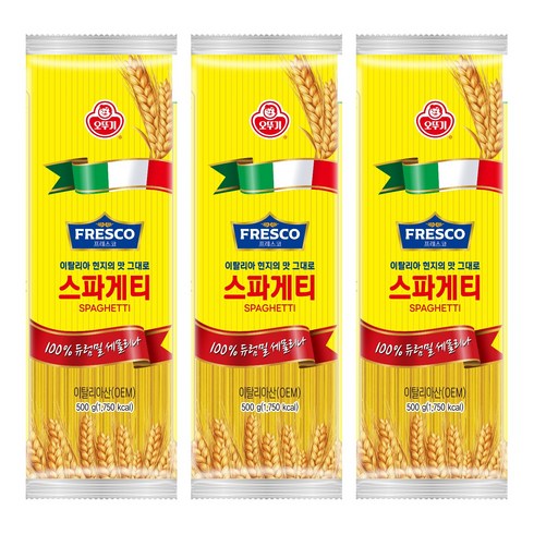 오뚜기프레스코 스파게티, 500g, 3개