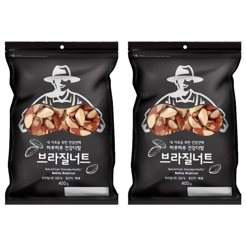 넛츠팜 브라질너트, 400g, 2개
