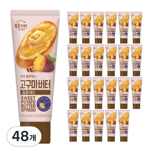 복음자리 바로 발라먹는고구마 버터 스프레드, 100g, 48개